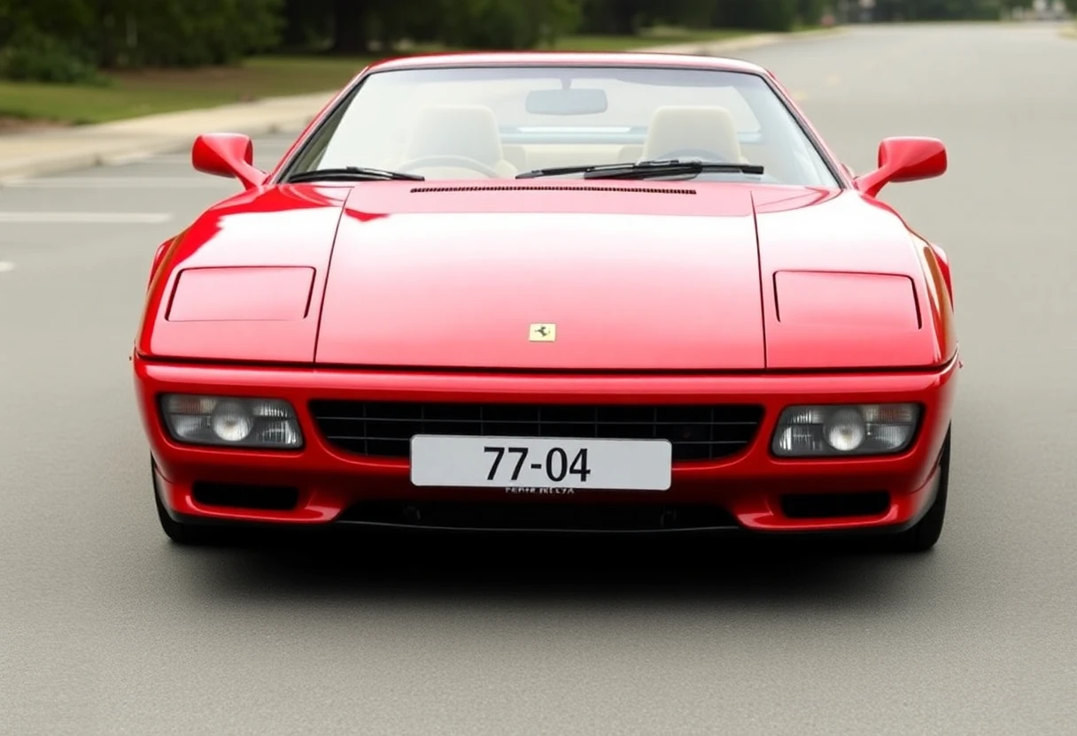 Ferrari 296 GTB vue de face